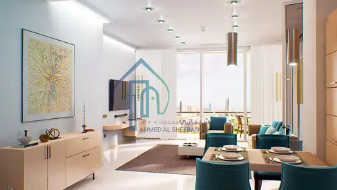 استوديو مفروش | إطلالات على الجولف والمارينا | شرفة | Seven City JLT