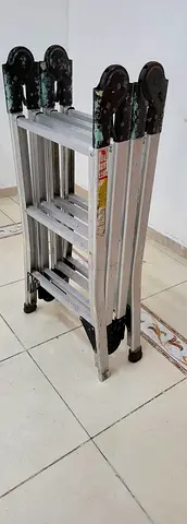 LADDER Aluminum Multi-Position Folding - 4.2m (Approx) - Good Condition