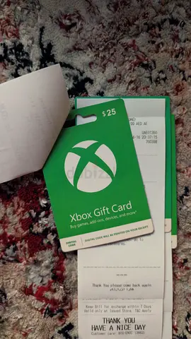 Xbox $25 Gift Card - Unused