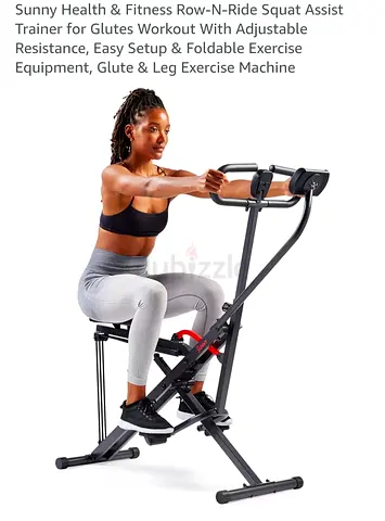 Foldable Row-N-Ride Squat Assist Trainer