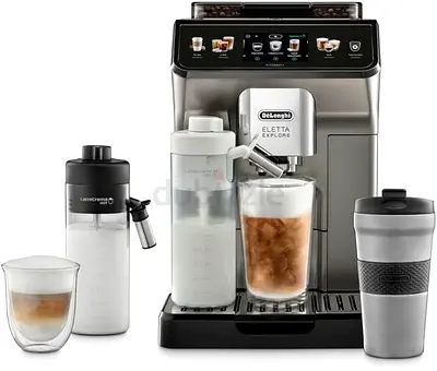 DeLonghi Eletta Explore Bean to Cup coffee machine with Latte cream - ECAM450.86.T
