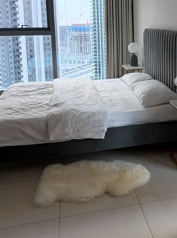 Soft White Sheepskin Rug - Small Accent Piece