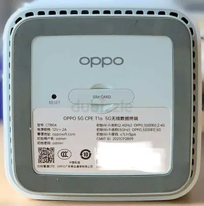 Oppo 5g Router. Works with any carrier