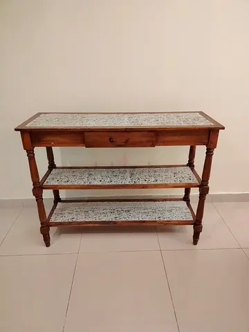 Wooden Short Table 3 Layer