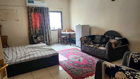 Furnished room for rent for working couple.