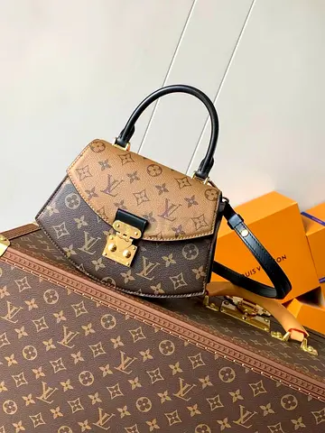 Louis Vuitton Monogram Mini Handbag with Shoulder Strap - Preowned