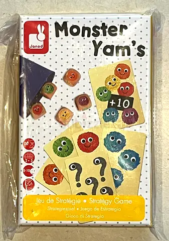 Janod Monster Yams Strategy Game - Complete Set