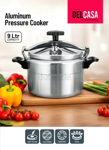 Delcasa 9L Aluminum Pressure Cooker