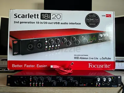 Focusrite 18i20 2nd Gen USB Audio Interface (Scarlett)