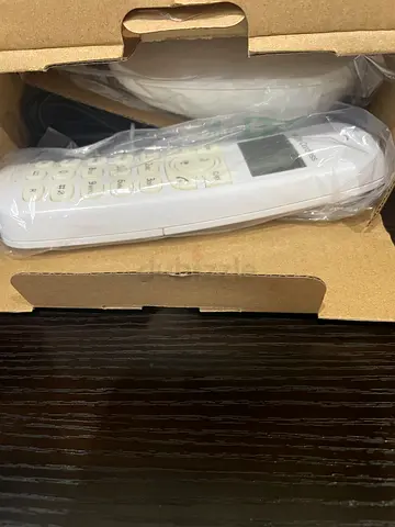 White Corded Landline Telephone (Unboxed, New)