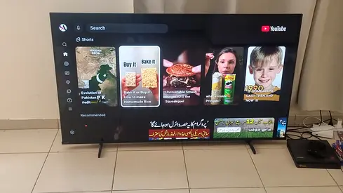 65 inches E 7  series TV in warranty