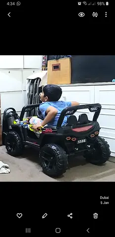 Kids Electric Ride-On Jeep - Good Working Condition