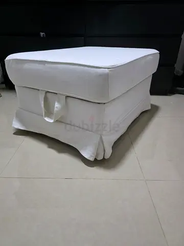 IKEA EKTROP Footstool with STORAGE (Delivery possible)