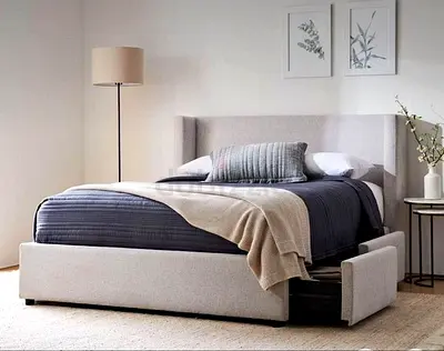 Brand New King Size Luxurious Design Custom Made Drawers Bedframe