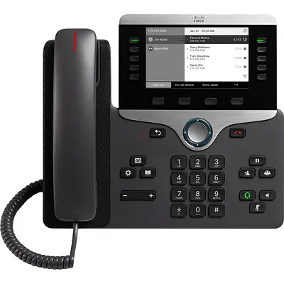 Cisco IP Desk Phone with Color Display - Good Condition