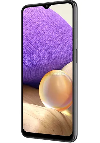 Samsung smartphone - black, good condition (rear shown)-A-32