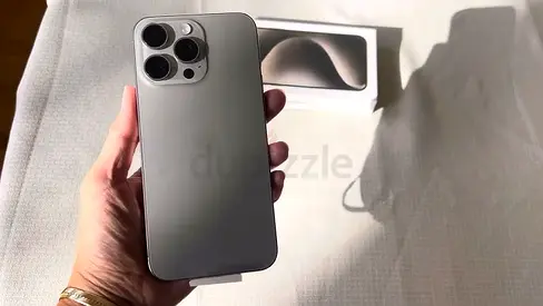 iPhone 15 Pro Max Natural Titanium - Excellent Condition with Box