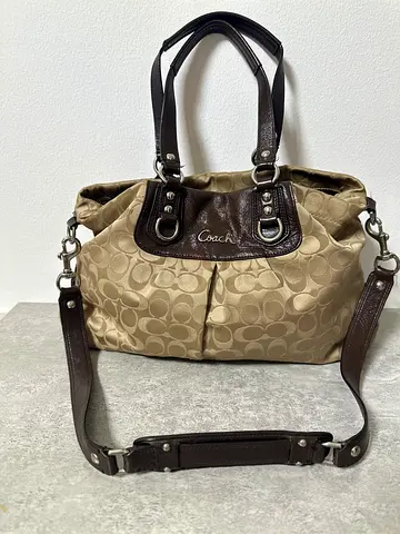 Preowned Coach Ashley Signature Carryall  Bag