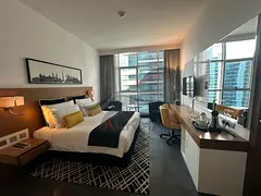 Furnished Hotel Apartment | Sky Central Barsha Heights | Pool &amp; City View
