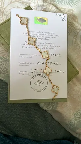 Van Cleef  Arpels MOP Bracelet