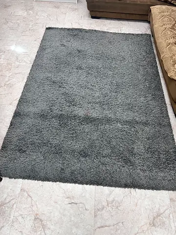 IKEA Hempen, Grey Shaggy Area Rug - 160x230cm - Excellent Condition Made In TURKEY