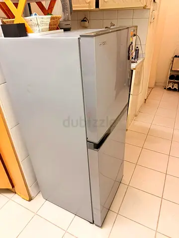 Silver Two-DoorInverter  Refrigerator with Freezer (Good Working Condition)