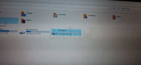 External USB Hard Drive Enclosure + Power  USB Cables (Used)