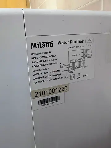 Milano Water Purifier (Countertop/Under-sink) - Good Working Condition