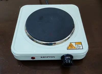 Krypton Single Burner Electric Hot Plate - Used, 2 weeks warranty