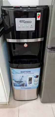 Standing Bottom-Loading Water Dispenser - Black
