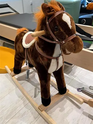Qaba Kids Plush Toy Rocking Horse Pony