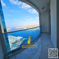 The most luxurious two-bedroom apartment, with sea view balcony, including all services, with a gym,