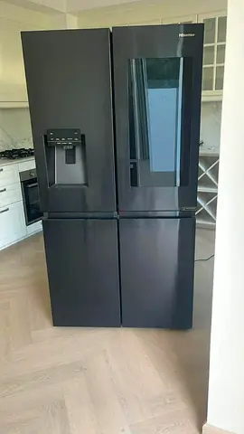 Hisense French door refrigerator bottom freezer latest model with smart tv water dispenser ice maker