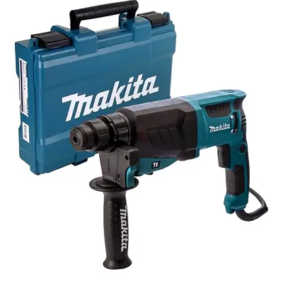 Makita Hr2630 800W Rotary Hammer, 26 Mm Concrete Capacity - Drill