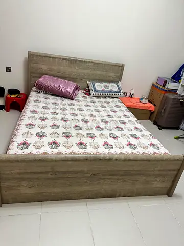 bed with medicated mattress