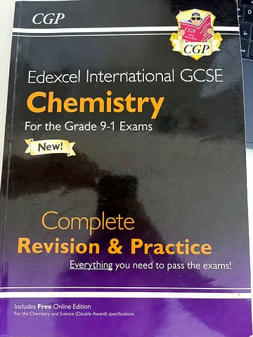 CGP Chemistry IGCSE Edexcel Revision and Practice Book