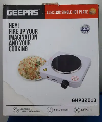 Geepas Electric Single Hot Plate GHP32013 - 1000W