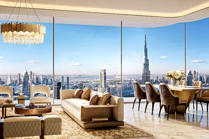 FULL BURJ KHALIFA VIEW| HIGH FLOOR | LARGE BALCONY