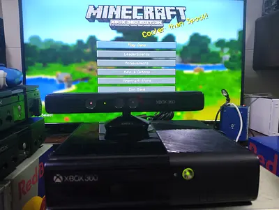 Xbox 360!with Kinect + 3 games