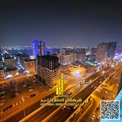 اجمل شقة غرفتين وصالة  مفروشة فرش جديد للايجار الشهرى بعجمان - الراشديه1 - غلفا تاور
