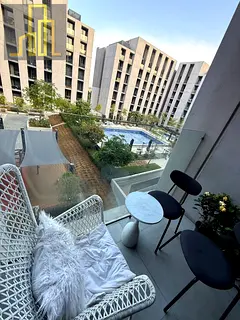 STUDIO WITH BALCONY GYM POOL CAR PARKING