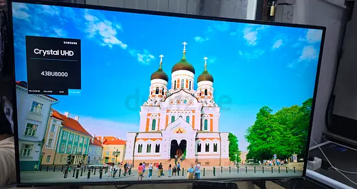 Samsung Crystal UHD 43 4K TV - Model 43BU8000 (Good Working Condition)