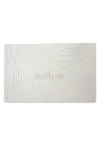 Luxury art Minimalist Textured White Abstract Painting Handcrafted by Mente Art Gallery for sale