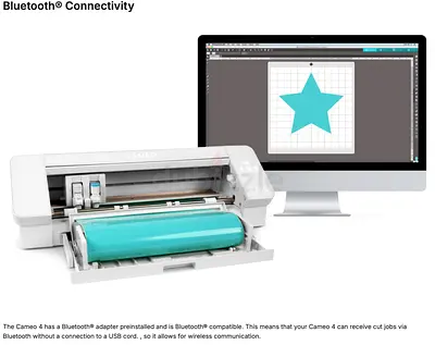 Silhouette Cameo 4 Cutting Machine (Bluetooth) - Excellent Condition