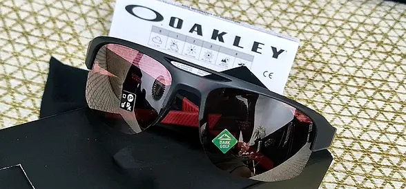 Original Oakley Mercenary Matte Carbon w/ Prizm Dark Golf Iridium Lens