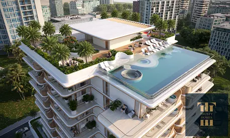 Skyline View 1BR | + DLD Waiver + 1% Discount | Rooftop Pool & Gym