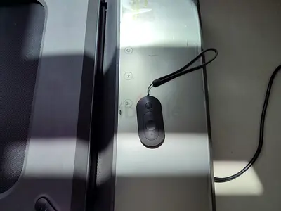 Compact treadmill with wired power and remote control (used)