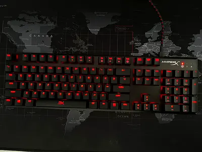 HyperX Alloy FPS Pro Keyboard Blue Switches – Metal Build, Like New