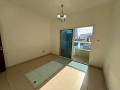 Two-bedroom apartment for rent in Al Mamzar. Balcony, open view, parking, gym, swimming pool.