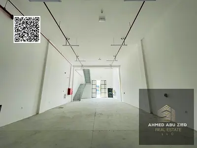 Commercial mezzanine warehouse, first tenant, spacious, suitable for all activities in Al Jurf Industrial 3.